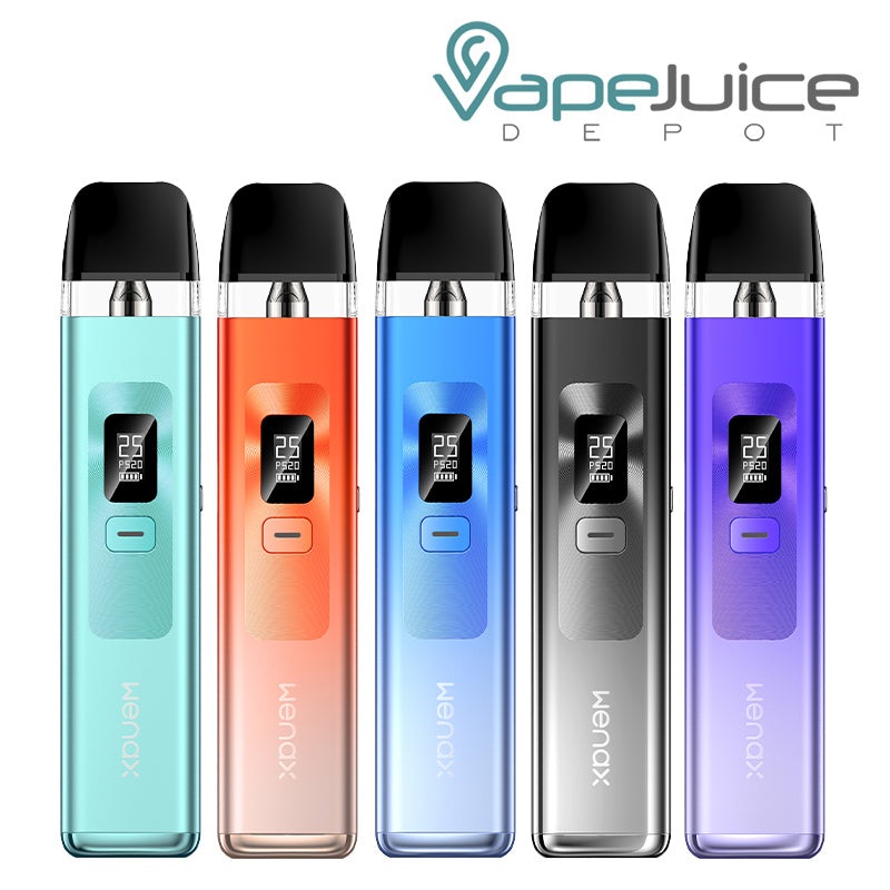 GeekVape Wenax Q Pod Kit|Cobalt Blue|Rosa Pink|Sakura Pink|Gradient Violet|Sunset Yellow|Turquoise Green|Gradient Dark|Black|Bronze