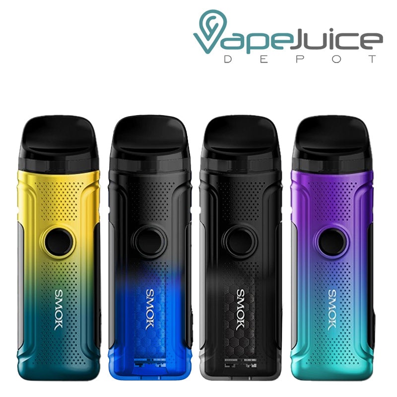 SMOK Nord C Pod Kit|Transparent Black|Transparent Red|Transparent Blue|Cyan Purple|Green Yellow|Pink Purple|Orange Blue|Matte White|Pink