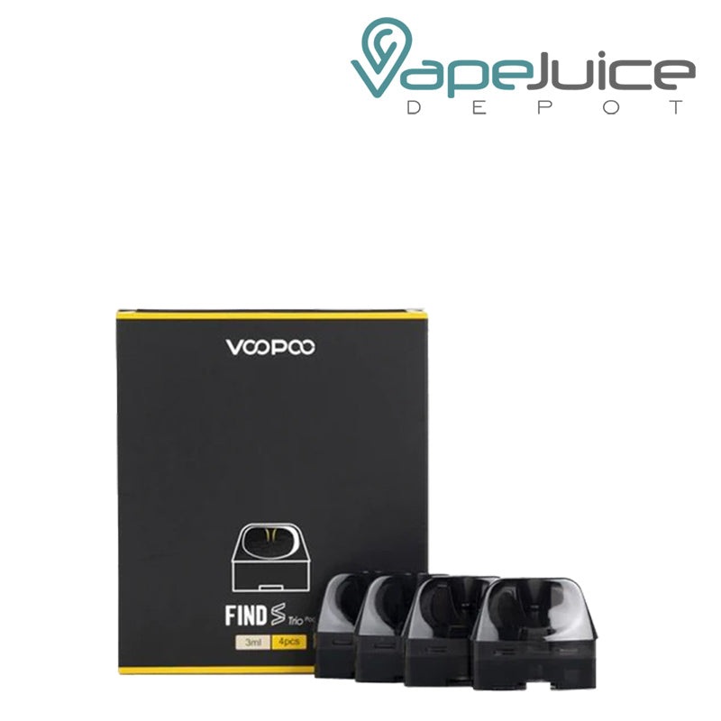 VooPoo Find S Replacement Pod|Find S Pods | 4-Pack