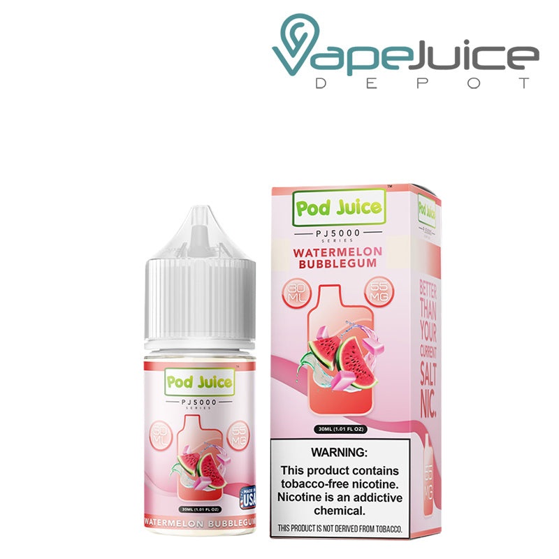 Watermelon Bubblegum Pod Juice PJ5000 TFN Salt 30ml