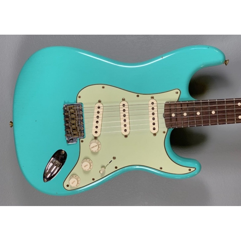 1960 Journeyman Relic Strat- Aged Seafoam Green