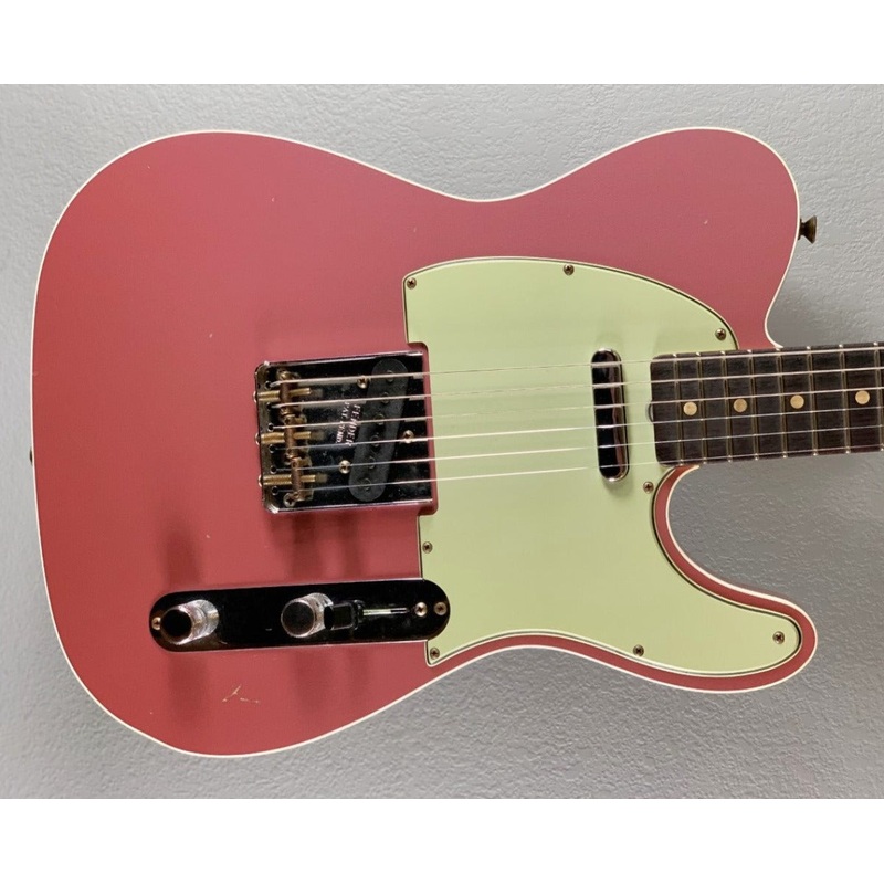 1960 Journeyman Relic Tele Custom-Burgundy Mist Metallic
