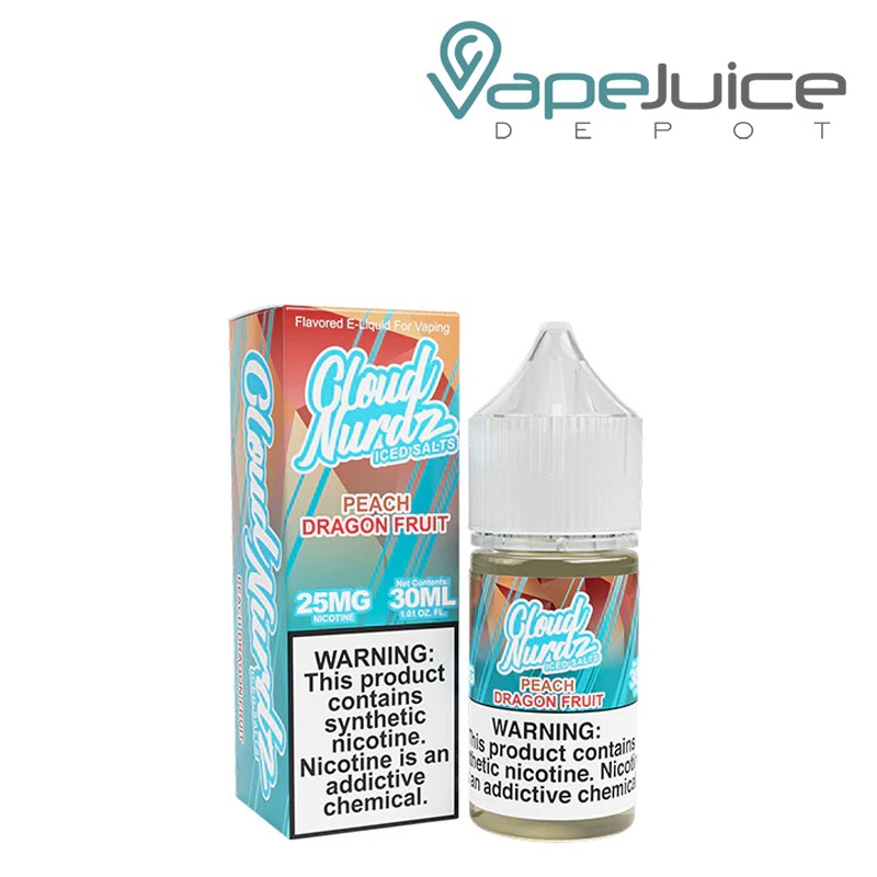 Peach Dragonfruit Iced TFN Salts Cloud Nurdz 30ml