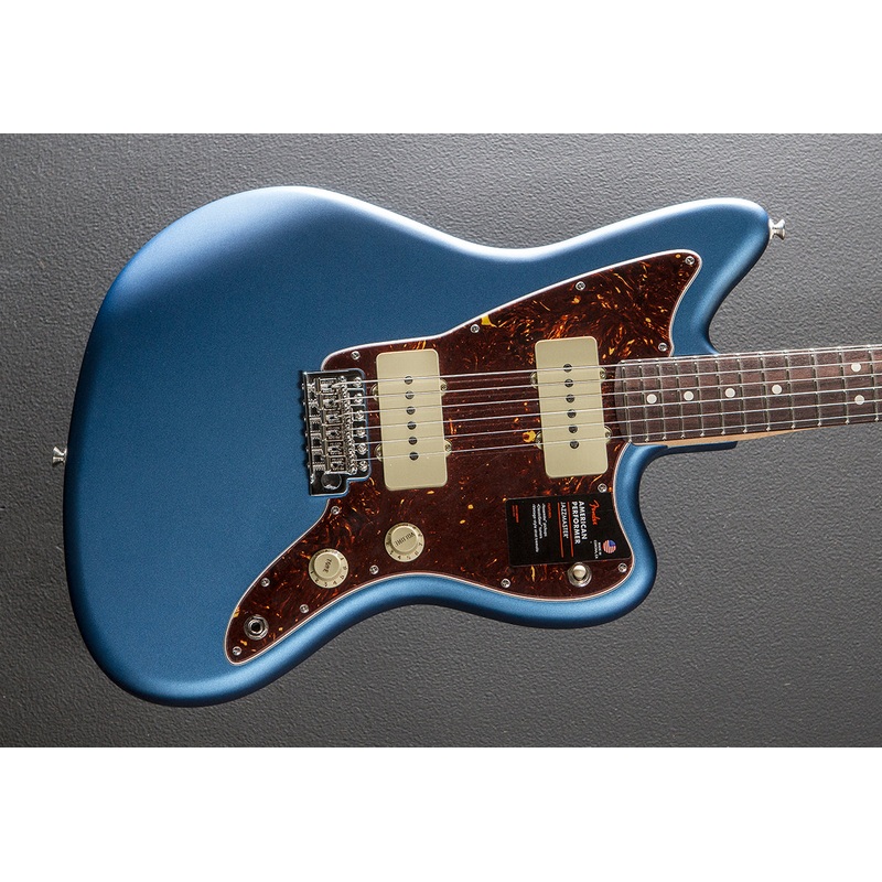 American Performer Jazzmaster – Satin Lake Placid Blue w/Rosewood