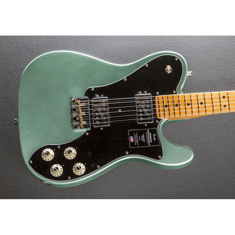 American Professional II Telecaster Deluxe – Mystic Surf Green w/Maple
