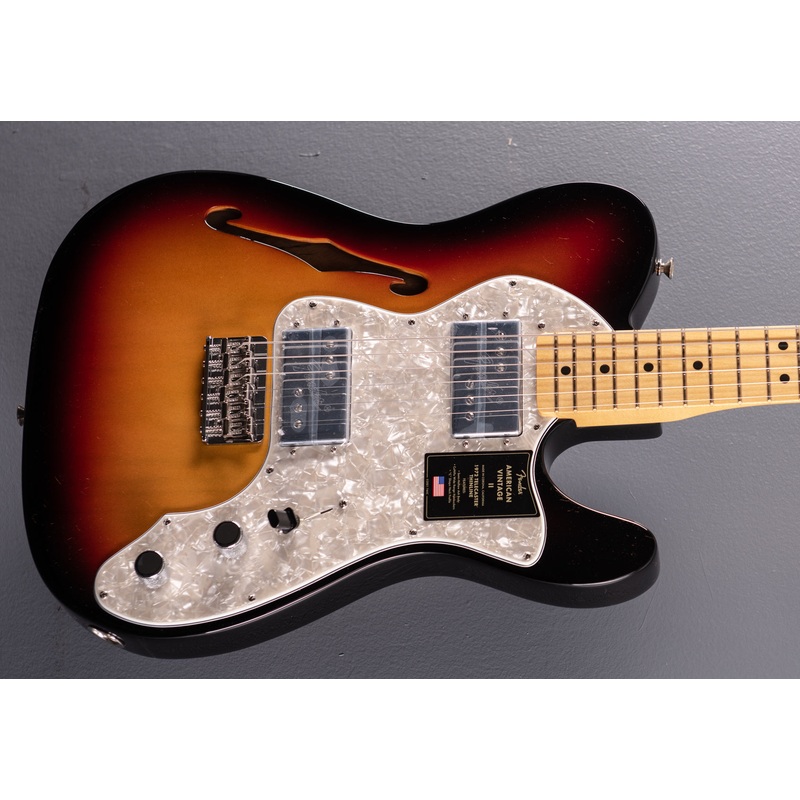 American Vintage II 1972 Telecaster Thinline – 3 Color Sunburst
