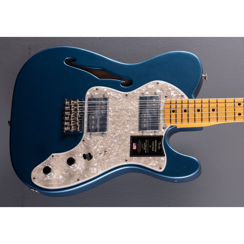 American Vintage II 1972 Telecaster Thinline – Lake Placid Blue