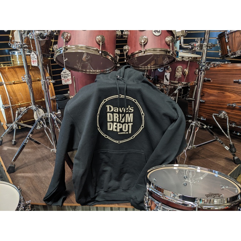 Drum Depot Hoodie – Black|Small|Medium|Large|XL|XXL