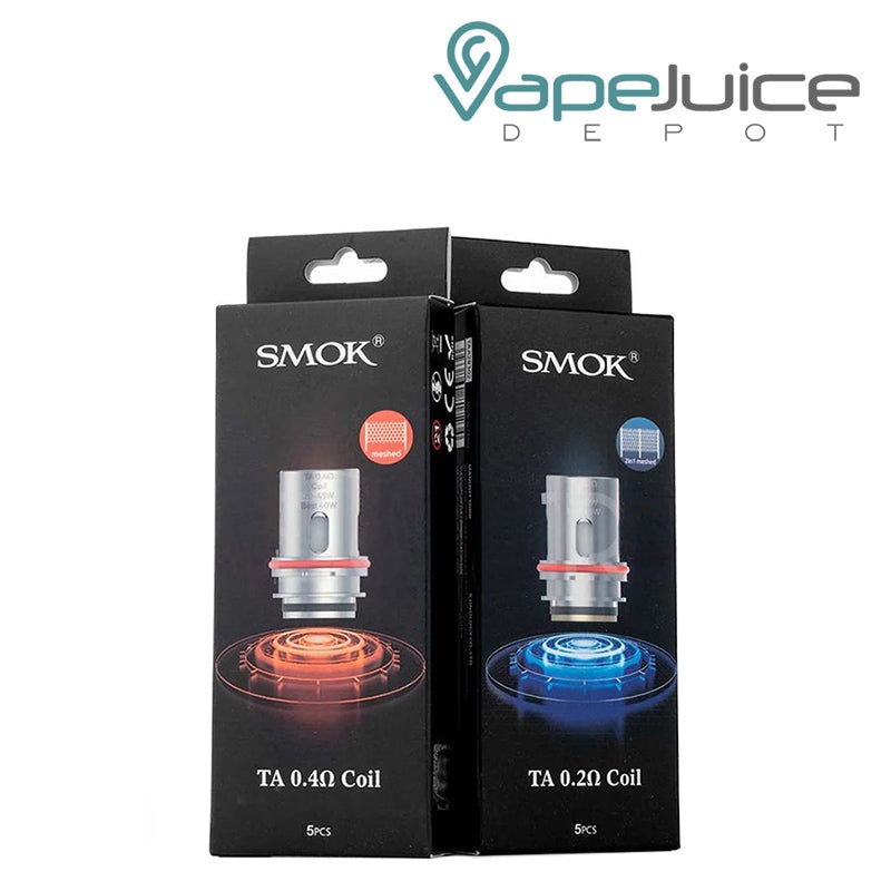 SMOK TA Replacement Coils|0.15ohm TA Dual Mesh Coil | 5-Pack|0.2ohm TA Single Mesh Coil | 5-Pack|0.4ohm TA Single Mesh Coil | 5-Pack