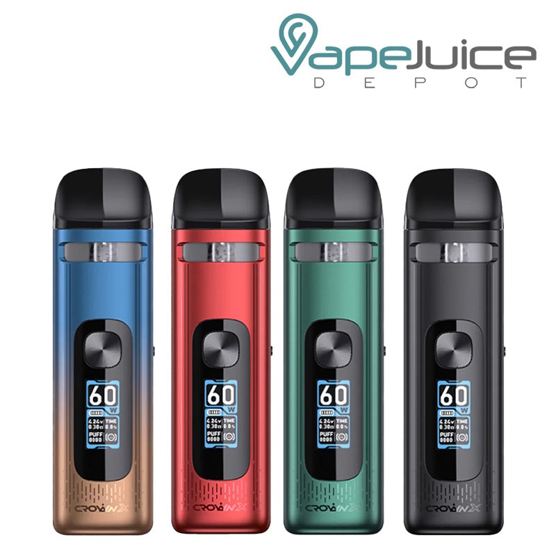 UWELL Crown X Pod System|Black|Red|Blue|Green|Sunrise Sky|Forest Dawn