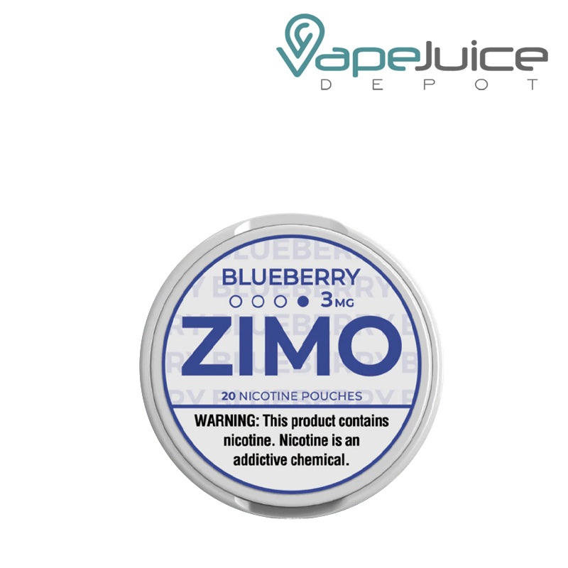 Blueberry Zimo Pouches|Single Can|5 Can Pack|3mg|6mg|8mg
