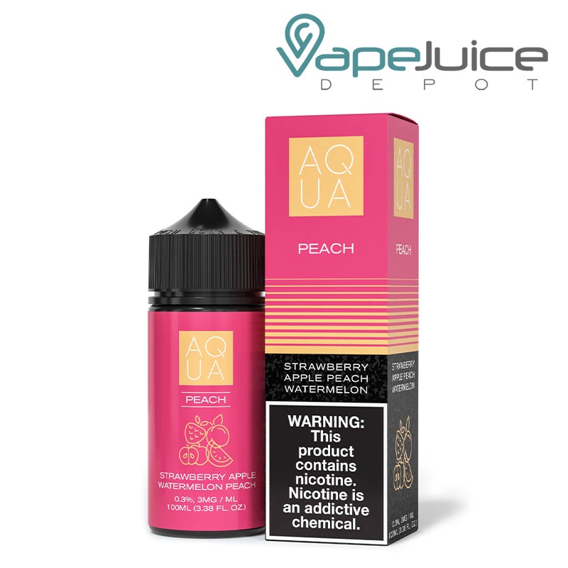 Pure Peach AQUA eLiquid 100ml|100ml|3mg|6mg