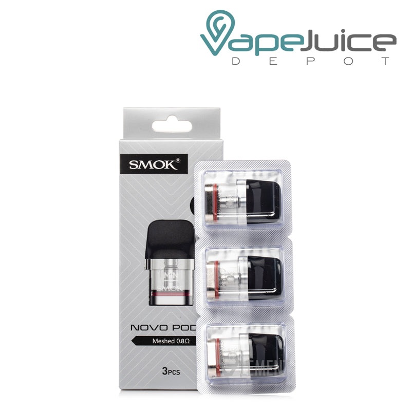 SMOK Novo M Replacement Pods|0.8ohm Novo M Pod | 3-Pack|0.6ohm Novo M Pod | 3-Pack