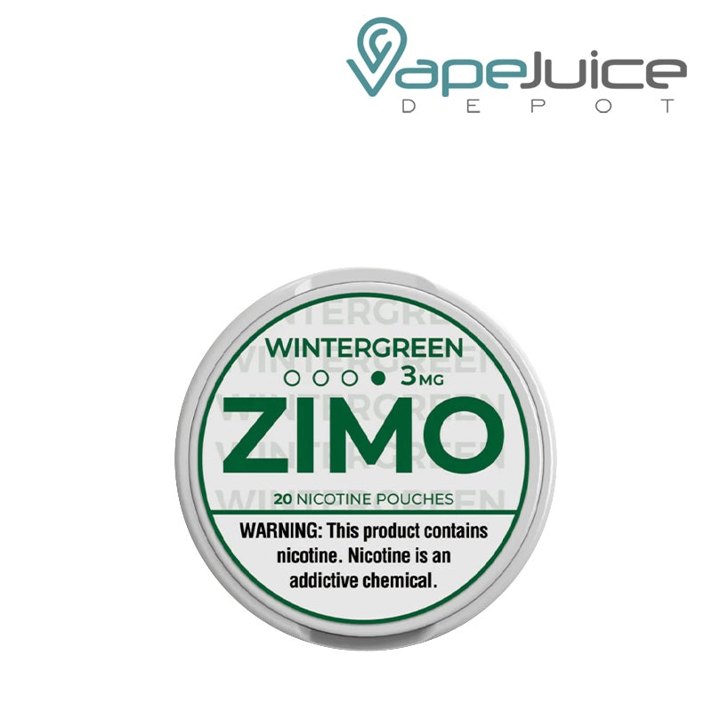 Wintergreen Zimo Pouches|Single Can|5 Can Pack|3mg|6mg|8mg