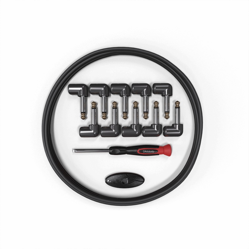 10ft DIY Angled Solderless Cable Kit w/Mini Plugs