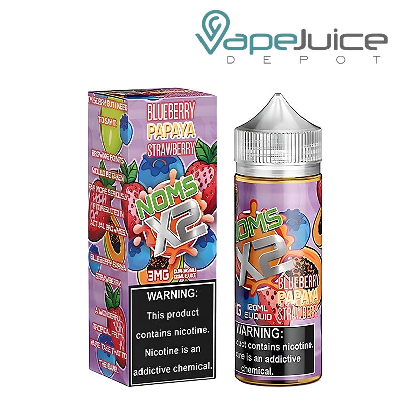 Blueberry Papaya Strawberry NOMS X2 120ml