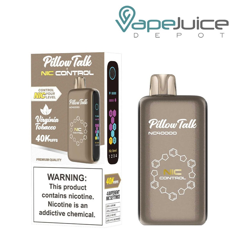 Pillow Talk Nic Control NC40000 Virginia Tobacco Disposable