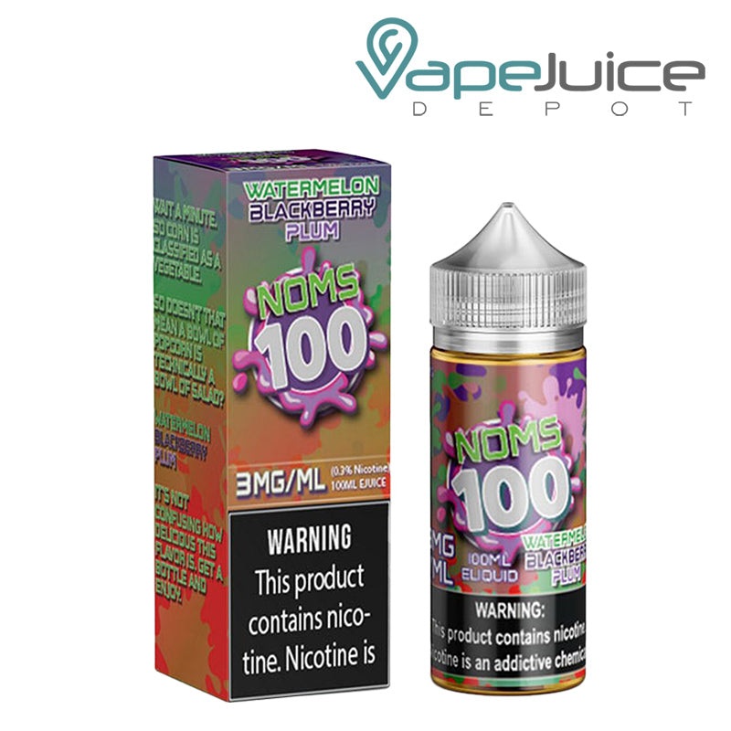 Watermelon Blackberry Plum Noms 100 Series eLiquid
