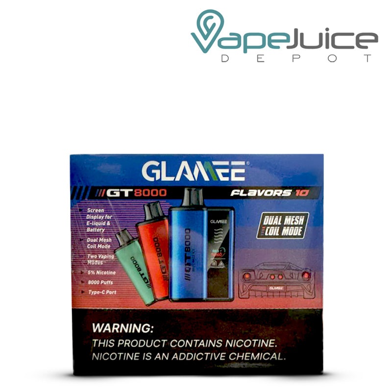 Glamee GT8000 Disposable 10 Pack Bundle