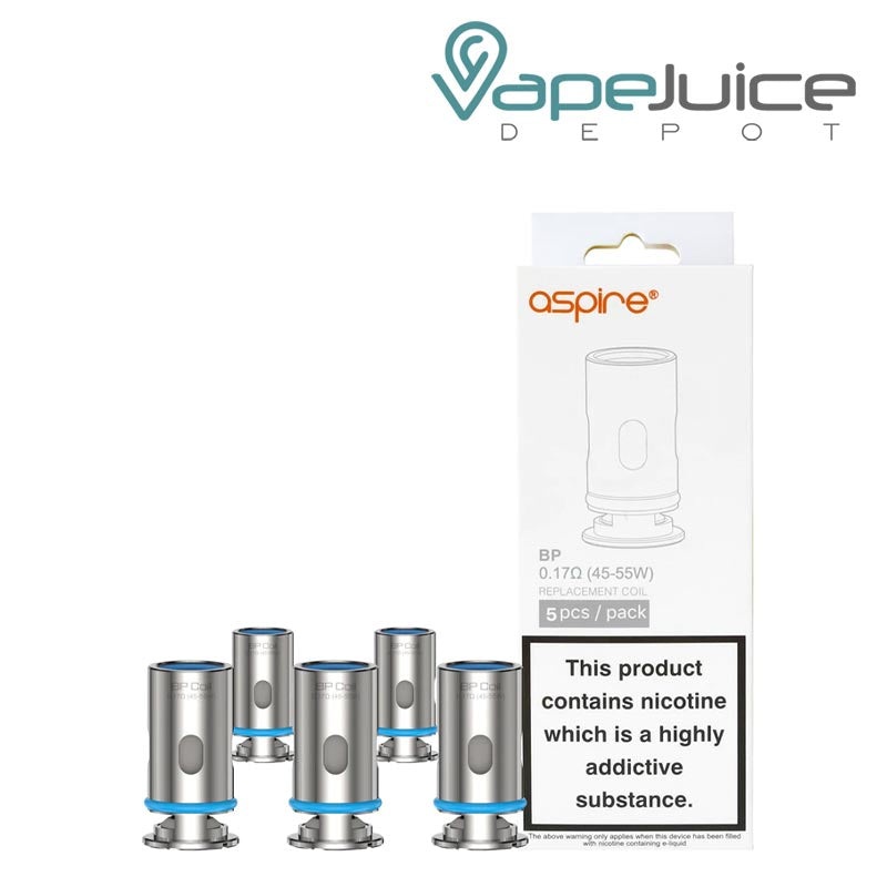 Aspire BP Replacement Coils|0.17 ohm BP Mesh Coil | 5-Pack|0.6 ohm BP Mesh Coil | 5-Pack