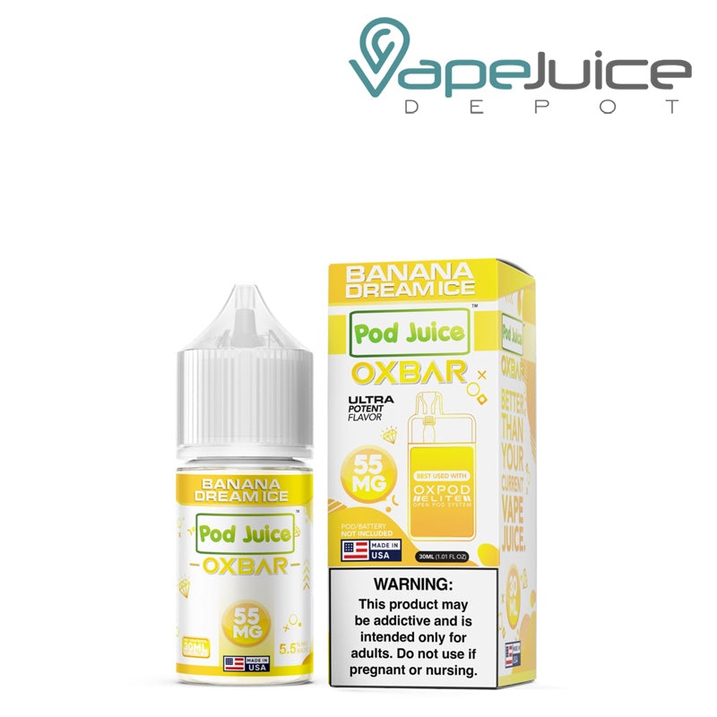 Banana Dream Ice Pod Juice x OXBAR Salts 30ml