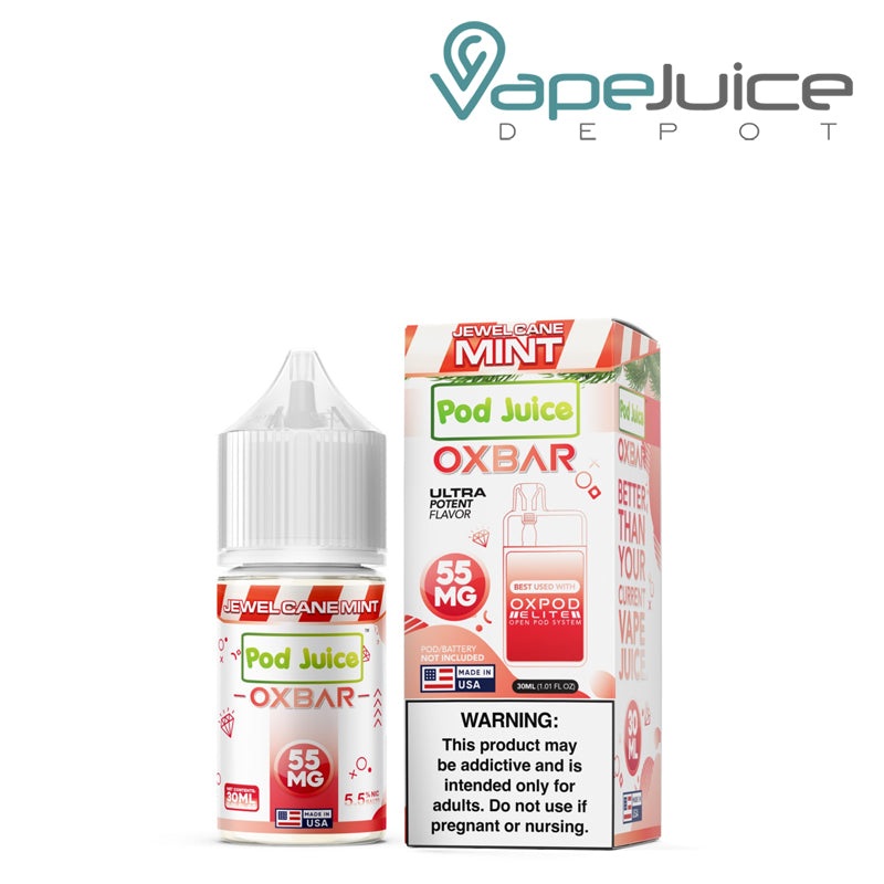 Jewel Cane Mint Pod Juice x OXBAR Salts 30ml