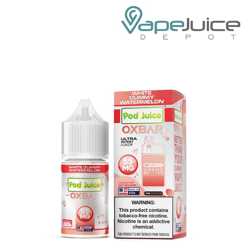 White Gummy Watermelon Pod Juice x OXBAR Salts 30ml