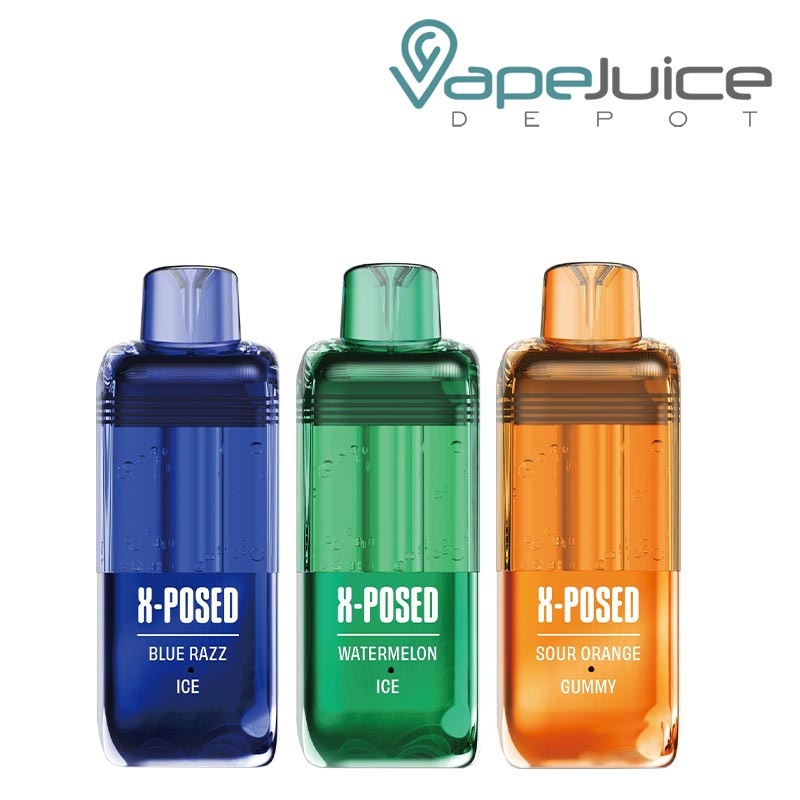 X-Posed 35K Disposable Pods|Watermelon Ice|Fcuking Fab|Juicy Peach|Dragonfruit Lemonade|Sour Orange Gummy|Miami Mint|Triple Berry Ice|Blue Raz Ice|Cherry Strazz|Double Apple|Cinema