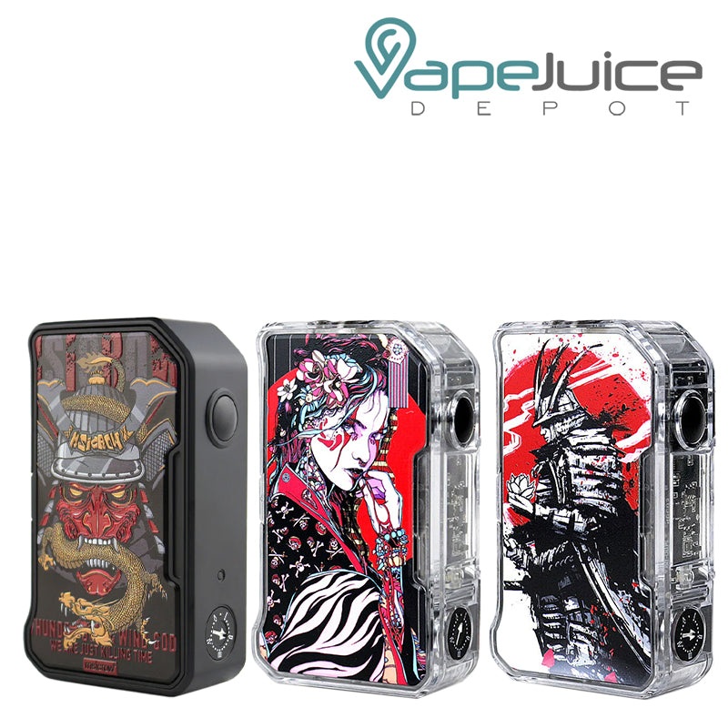 Dovpo M VV II Box Mod 280W|Samurai Black|Geisha Black|Ape Black|Dragon Samurai Black|Hannya Black|Skull & Roses Black|Samurai Clear|Geisha Clear|Ape Clear|Spirit|Devil Clear|White Devil
