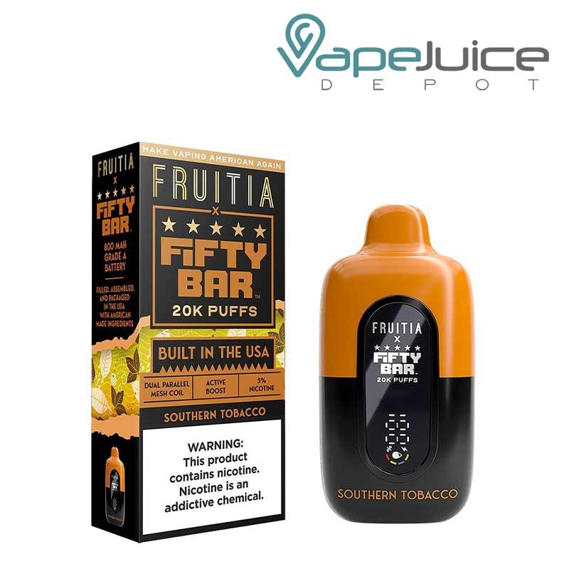 Fifty Bar X Fruitia 20K Southern Tobacco Disposable