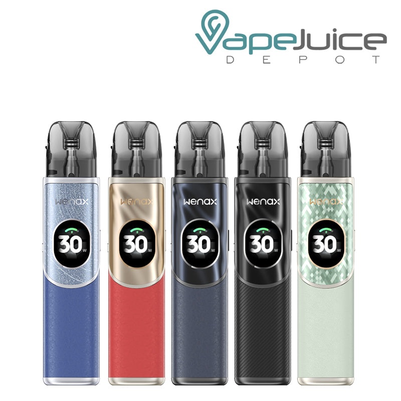 GeekVape Wenax Q2 Pod Kit|Sunset Dune|Ruby Amber|Monet Blue|Fiber Black|Mocha Mousse|Vinca Blue|Lilac Purple|Powder Pink|Summer Lime