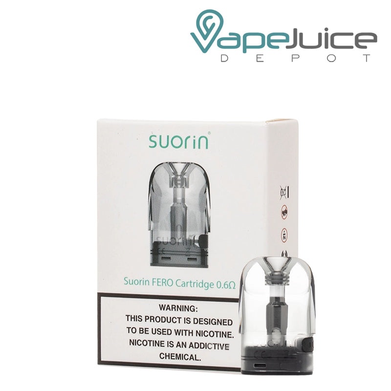 Suorin Fero Replacement Pods|0.6ohm 3ml Pod | 1-Pack|0.8ohm 3ml Pod | 1-Pack