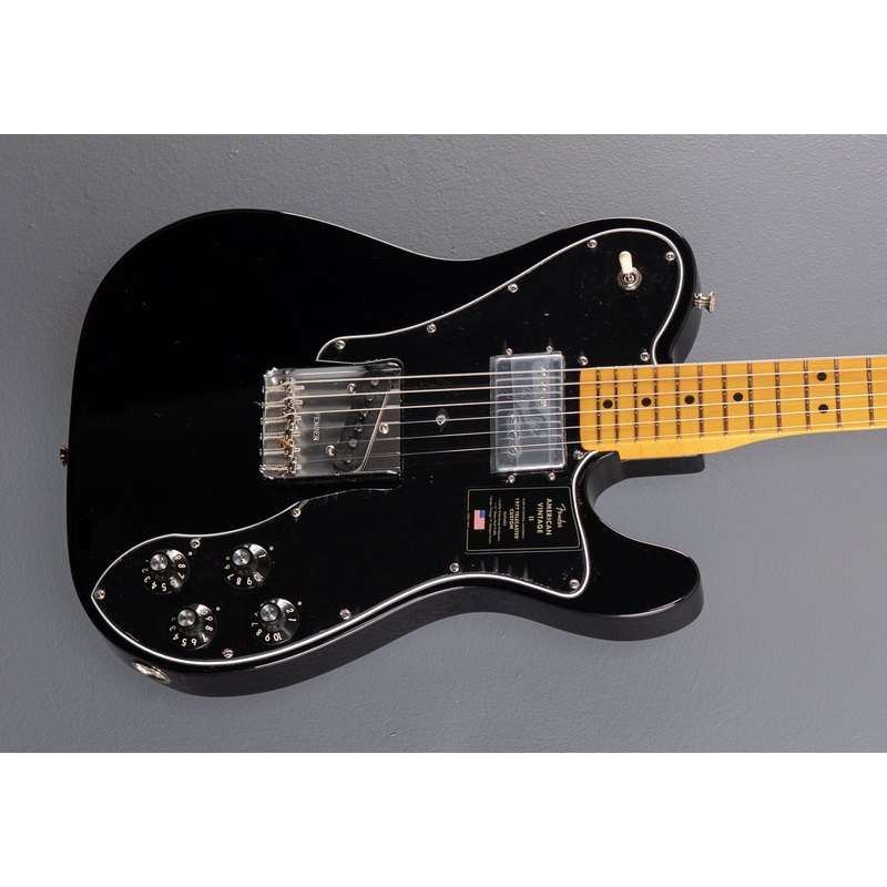 American Vintage II 1977 Telecaster Custom – Black w/Maple
