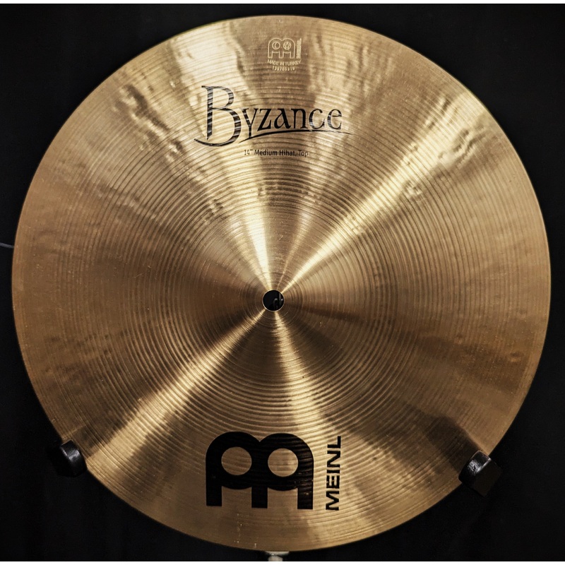 Byzance Mismatched 14 Hi-Hat Pair (Byzance Traditional Medium Top, Byzance Sand Bottom)