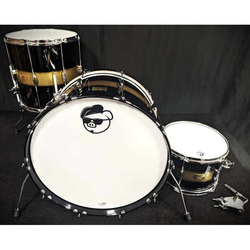 Hip Pig Black Gold Duco 3-Piece Shell Pack