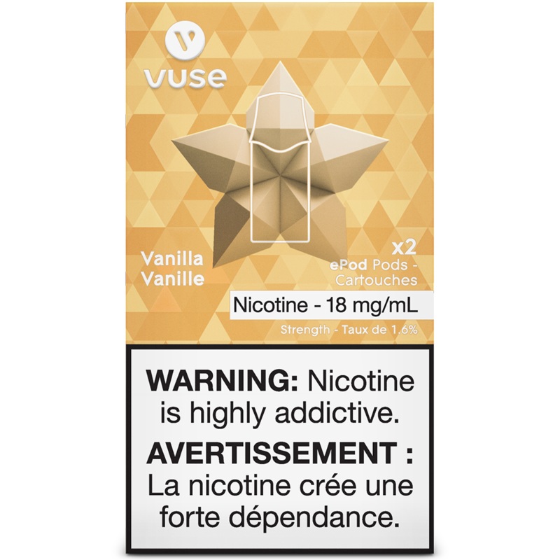 Vuse ePod Vanilla Pods (AB)|Nicotine Free|12mg|18mg