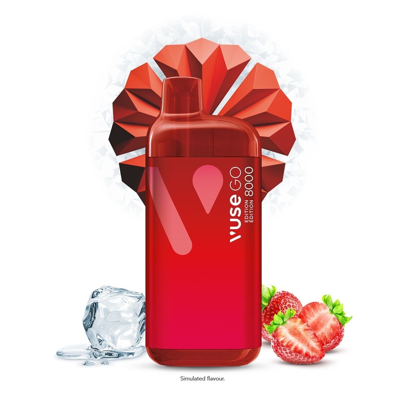 Vuse GO Edition 8000 – Strawberry Ice (AB)
