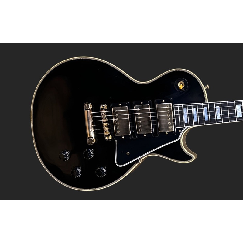 1957 Les Paul Custom Reissue – Ebony 3-Pickup