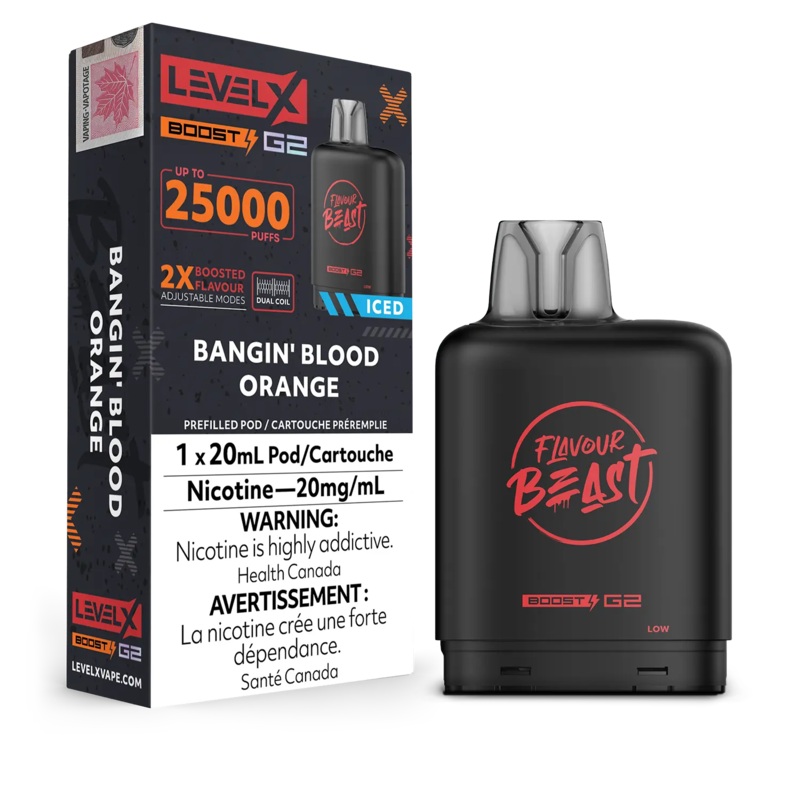 G2 Level X Flavour Beast Boost G2 – Bangin’ Blood Orange Iced (AB)