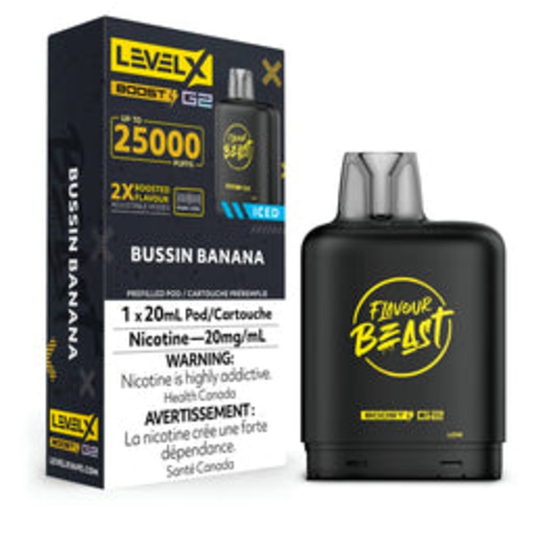 G2 Level X Flavour Beast Boost G2 – Bussin Banana Iced (AB)