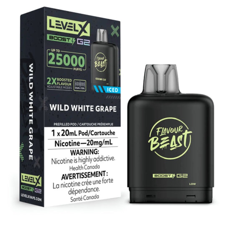 G2 Level X Flavour Beast Boost G2 – Wild White Grape Iced (AB)