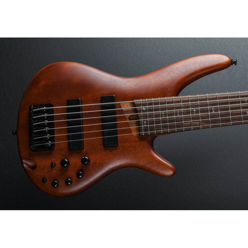 SR506E 6 String Bass – Brown Mahogany