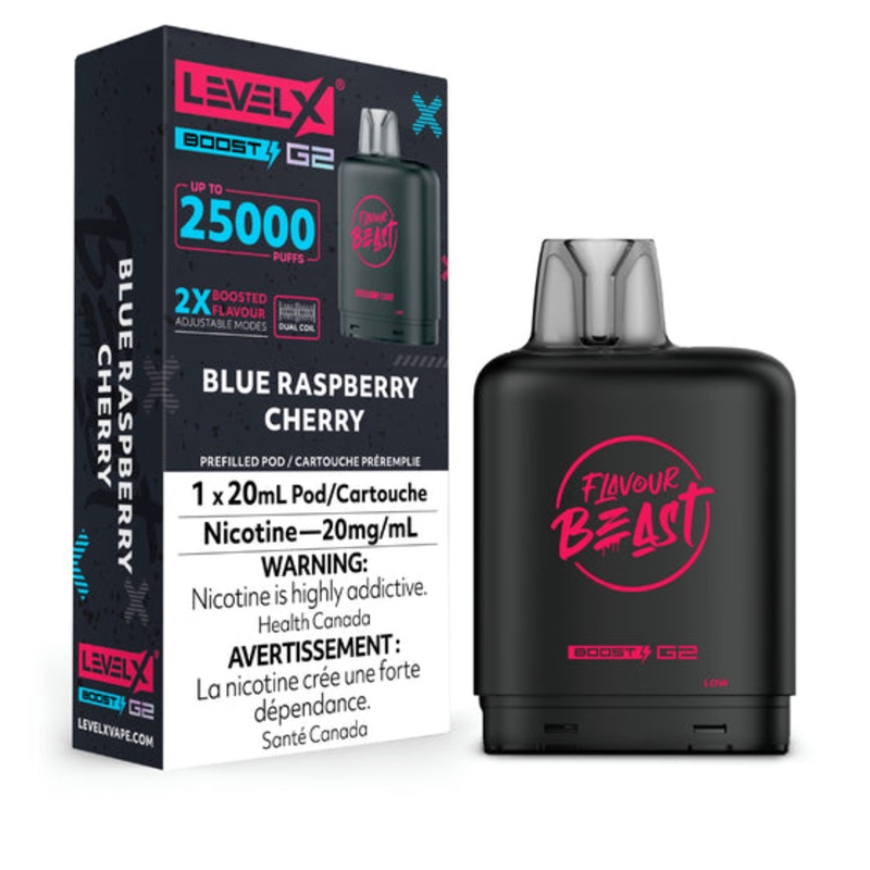 G2 Level X Flavour Beast Boost G2 – Blue Raspberry Cherry (AB)