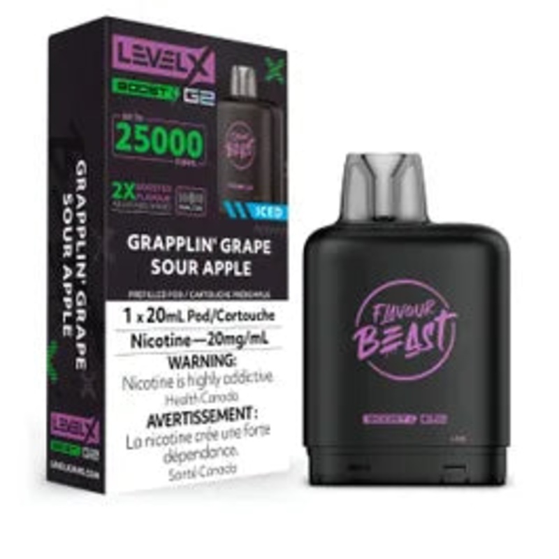 G2 Level X Flavour Beast Boost G2 – Grapplin’ Grape Sour Apple Iced (AB)