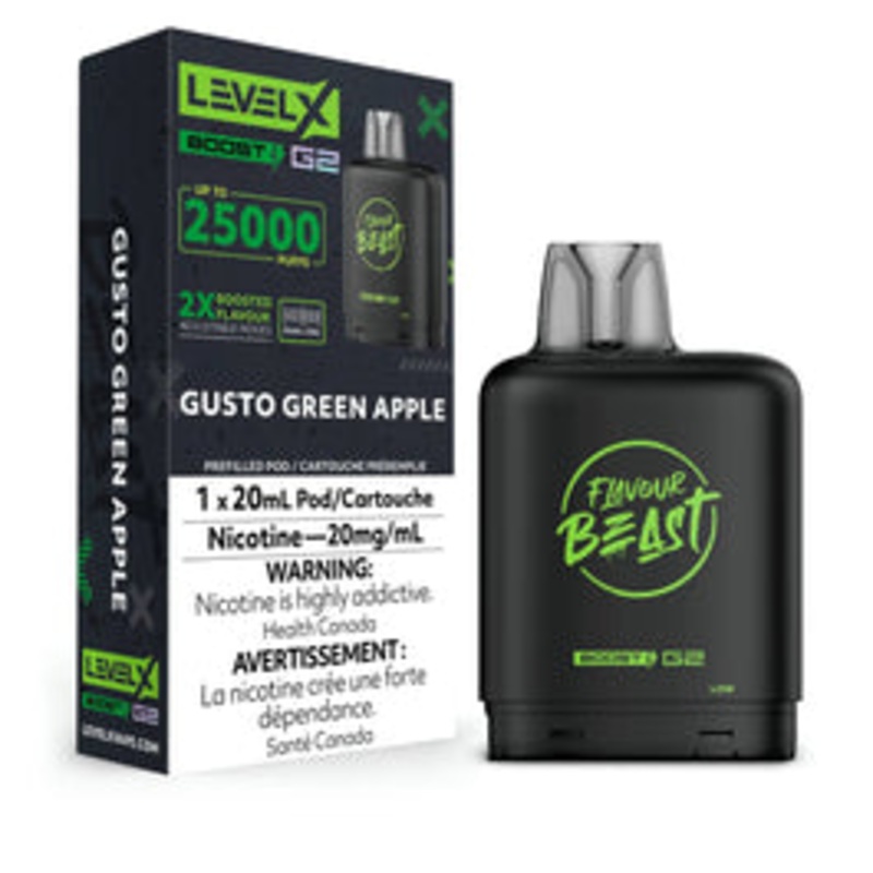 G2 Level X Flavour Beast Boost G2 – Gusto Green Apple (AB)