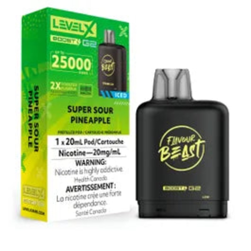 G2 Level X Flavour Beast Boost G2 – Super Sour Pineapple Iced (AB)