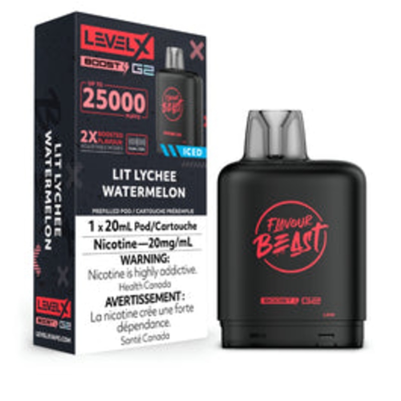 G2 Level X Flavour Beast Boost G2 – Lit Lychee Watermelon (AB)