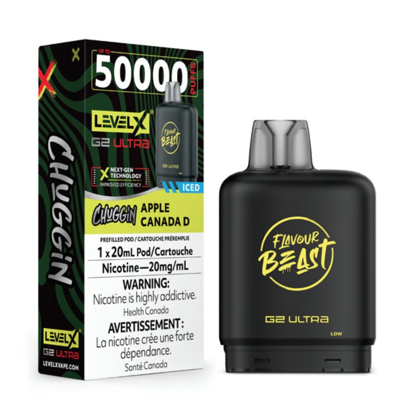 Level X Flavour Beast G2 Ultra – Chuggin Apple Canada D