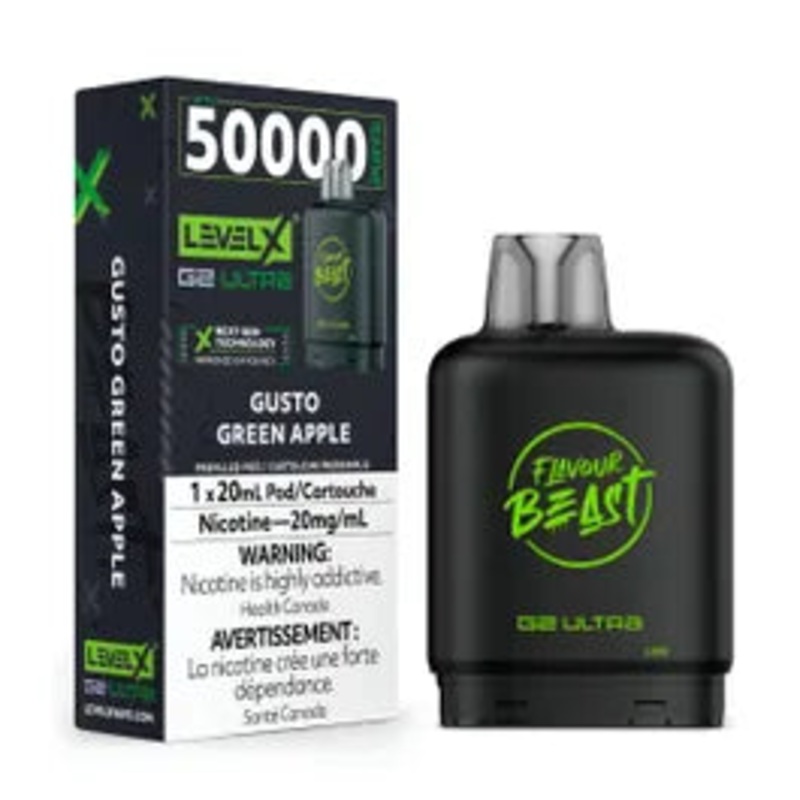Level X Flavour Beast G2 Ultra – Gusto Green Apple