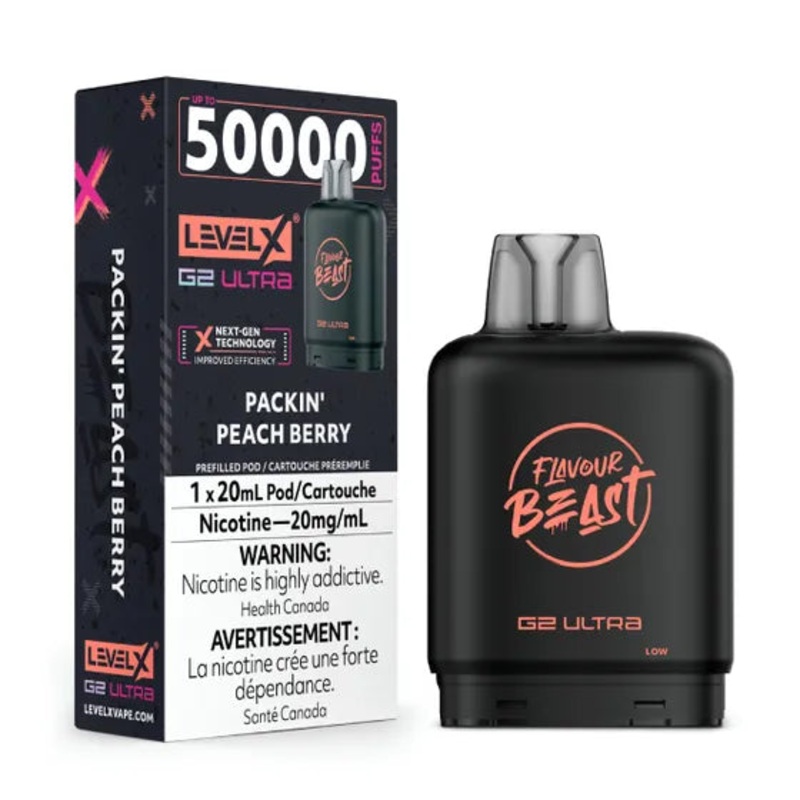 Level X Flavour Beast G2 Ultra – Packin’ Peach Berry (AB)